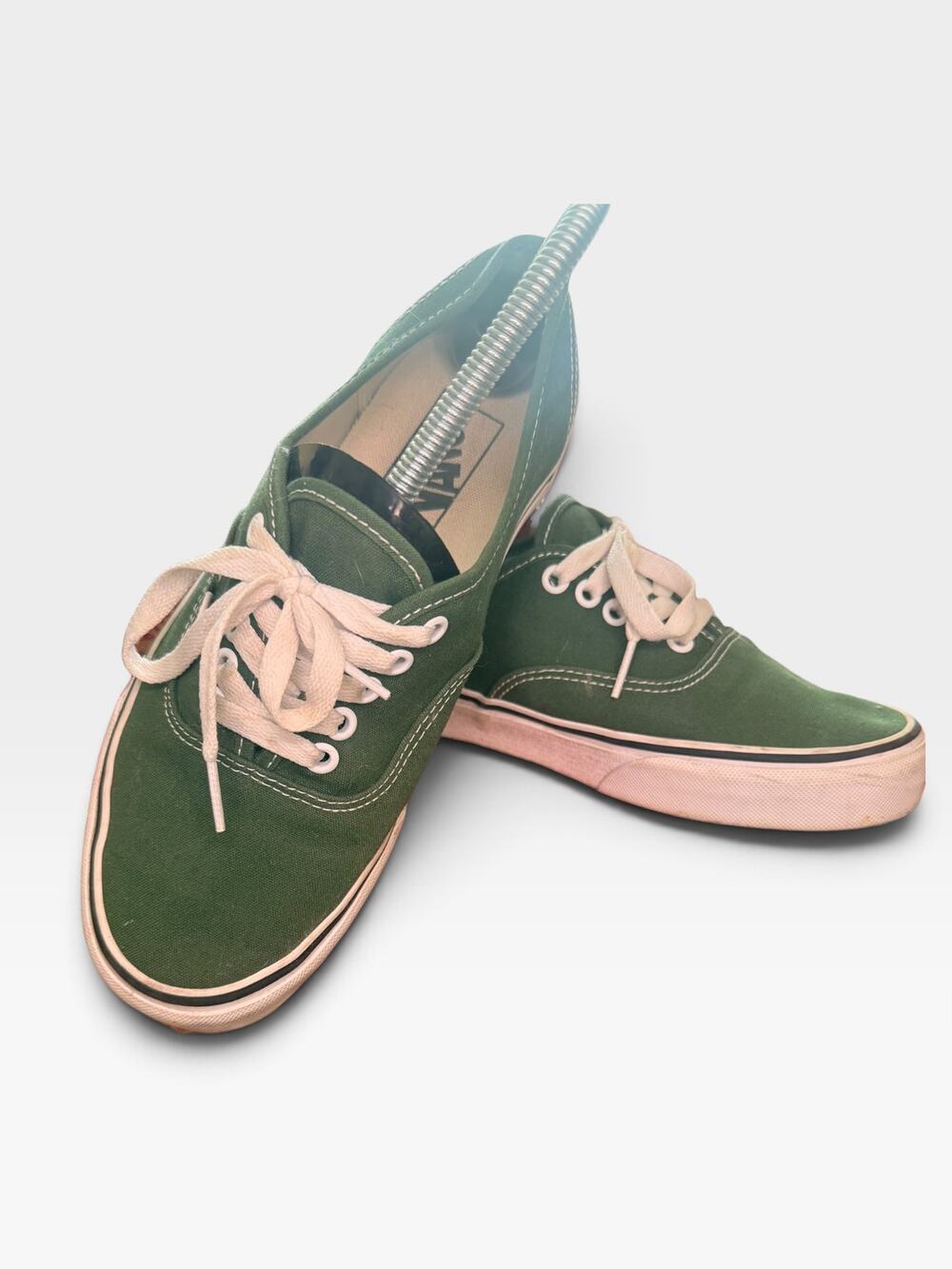 Green “Greener Pasture” Vans Authentic Women’s 9/Men’s 7.5